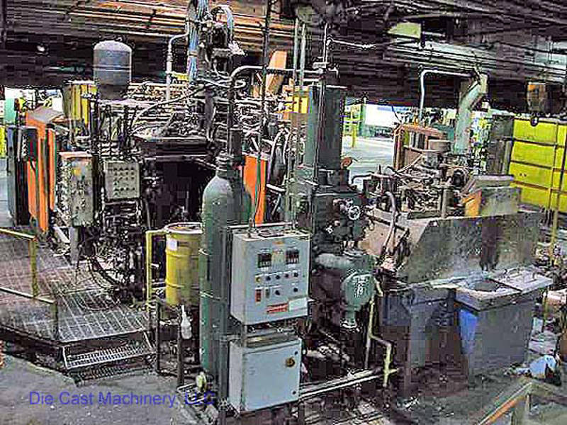 Picture of Toshiba DC 800 C Horizontal Cold Chamber Aluminum High Pressure Die Casting Machine For_Sale DCMP-1547