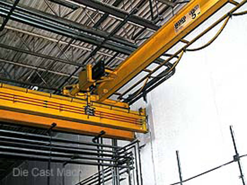 Used Sessco 5 ton top running overhead bridge crane DCM 1663