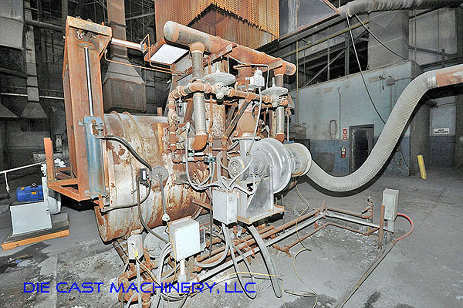 Image of Reverberatory Type Tilting (Rotating) Barrel Furnace  For_Sale DCM-2369