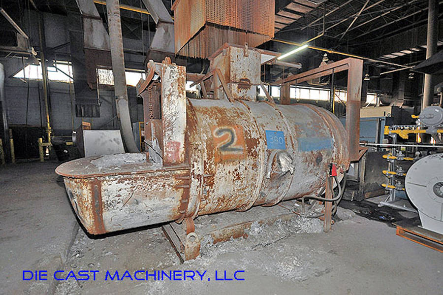 Image of Warwick Model WBT-60 Tilting Barrel Aluminum Melt Furnace  For_Sale DCM-2369
