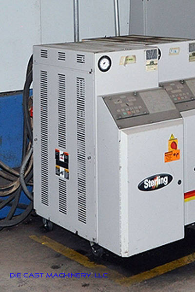 Picture of Sterlco Dual (two) Zone Portable Hot Oil Process Heater Temperature Control Unit with Cooling Water Circuit DCMP-2740