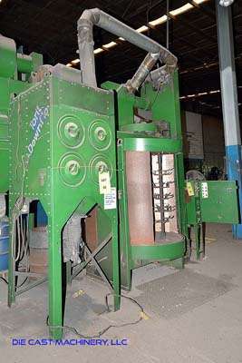 Detailed Pictures of Goff Spinner Hanger Shot Blast Machine DCMP-3027