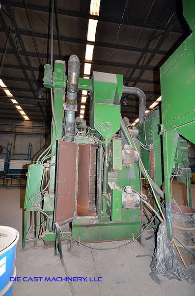 Detailed Pictures of Goff Spinner Hanger Shot Blast Machine DCMP-3027
