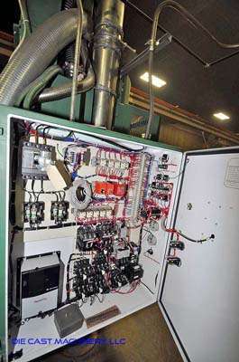 Picture of Goff Indexing Two Chamber Spinner Hanger Abrasive Shot Blast & Peening Machine DCMP-3029