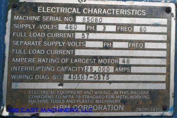 Image of HPM Model II-400-A Cold Chamber Die Casting Machine For_Sale DCM-3134