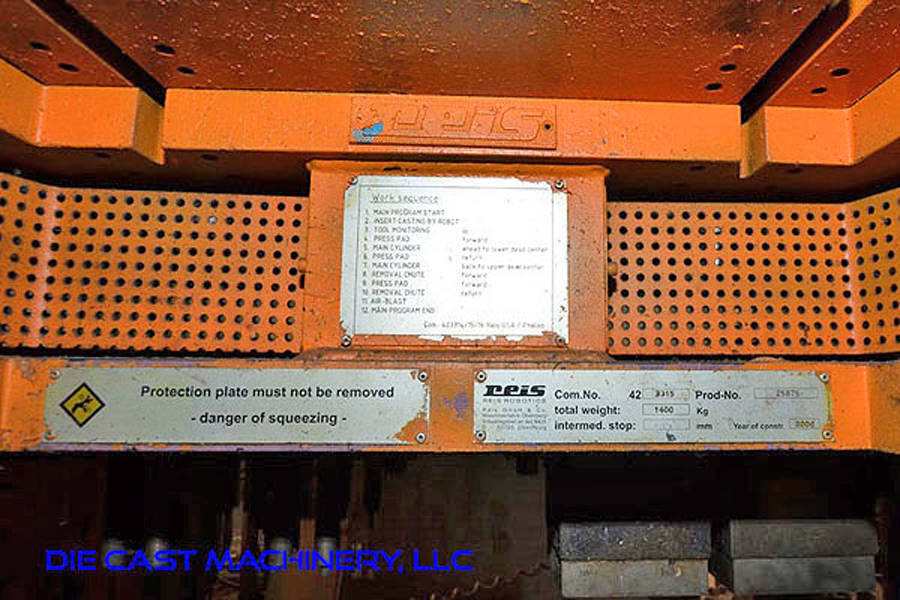 Detailed Pictures of Reis Trim Press Three Column (Post) Vertical Hydraulic Die Casting Trim Press DCMP-3165