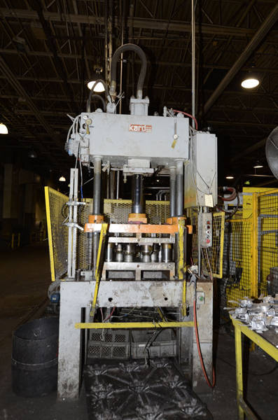Image of Four Column (Post) Vertical Hydraulic Die Casting Trim Press For_Sale DCM-3258