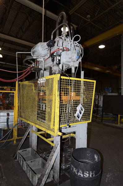 Image of Four Column (Post) Vertical Hydraulic Die Casting Trim Press For_Sale DCM-3258