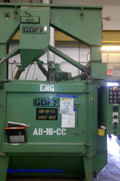 Detailed Pictures of Goff Table Type Abrasive Shot Blast Machine DCMP-3315