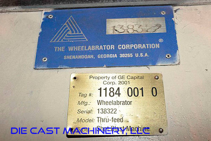 Detailed Pictures of Wheelabrator Monorail Pass Through Shot Blast Machine DCMP-3398