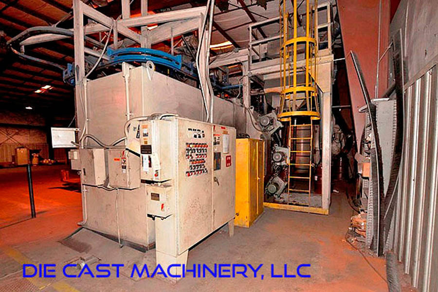 Detailed Pictures of Wheelabrator Monorail Pass Through Shot Blast Machine DCMP-3398