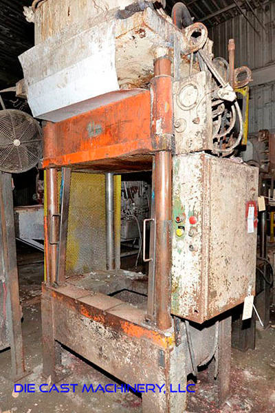Image of Four Column (Post) Vertical Hydraulic Die Casting Trim Press For_Sale DCM-3422