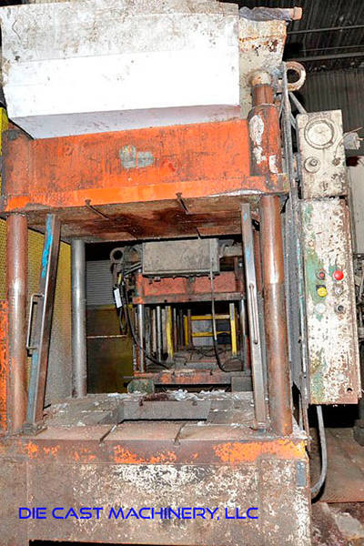 Image of Four Column (Post) Vertical Hydraulic Die Casting Trim Press For_Sale DCM-3422