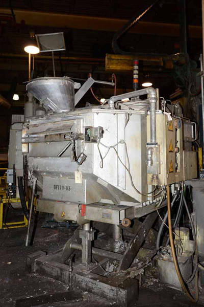 Detailed Pictures of Striko Westofen Low Energy Electric Heated Aluminum Holding and Dosing Furnace DCMP-3548