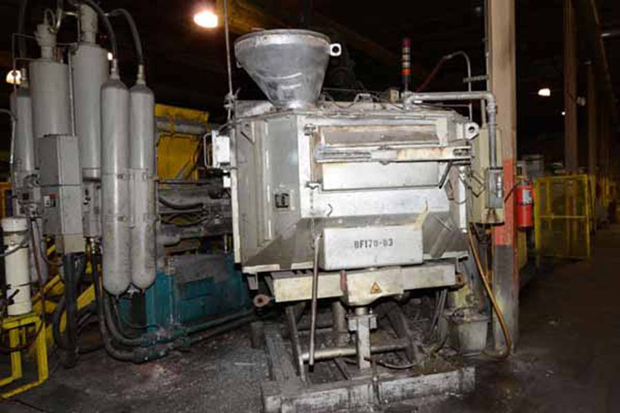 Detailed Pictures of Striko Westofen Low Energy Electric Heated Aluminum Holding and Dosing Furnace DCMP-3548
