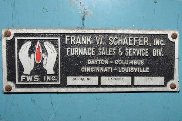 Picture of FW Schaefer Reverberatory Type Wet Bath Stationary Aluminum Melting and Holding Furnace DCMP-3632