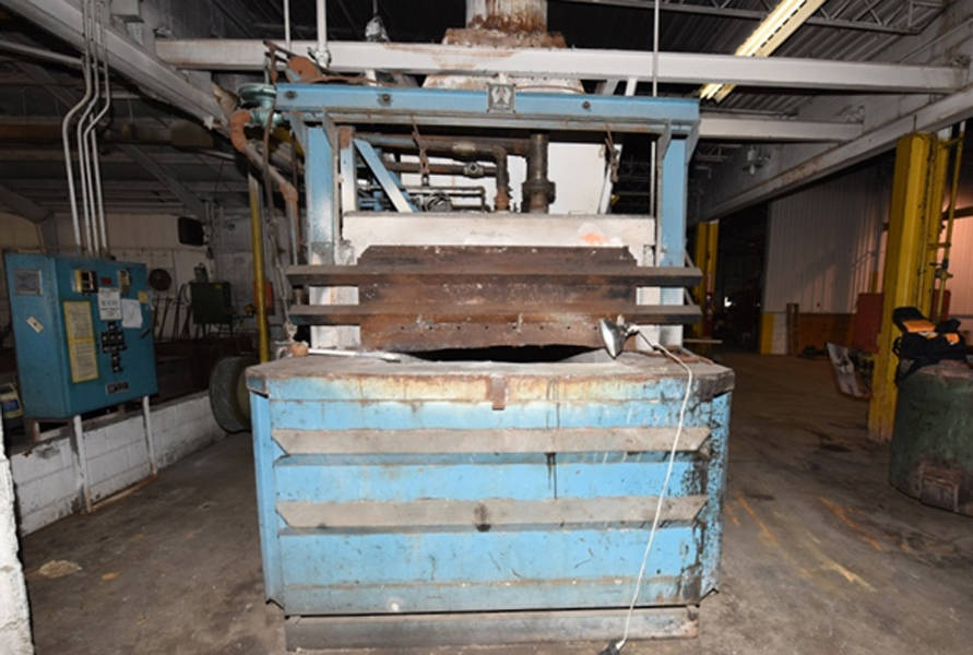 Detailed Pictures of FW Schaefer Wet Bath Aluminum Melting Furnace DCMP-3632