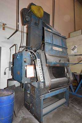 Image of Wheelabrator Model 27 x 36 Tumblast Steel Belt Tumble Shot Blast Machine For_Sale DCM-3701