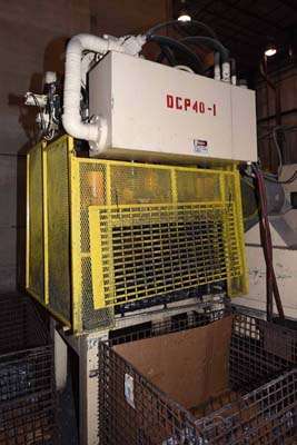 Image of Four Column (Post) Vertical Hydraulic Die Casting Trim Press For_Sale DCM-3714