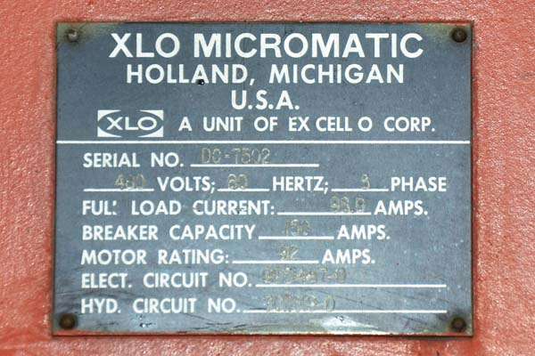 Detailed Pictures of Ex-Cell-O B&T Cold Chamber Die Casting Machine DCMP-3726