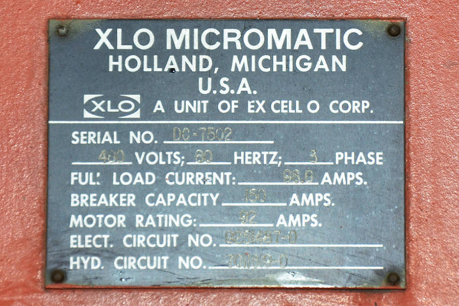 Detailed Pictures of Ex-Cell-O B&T Cold Chamber Die Casting Machine DCMP-3726