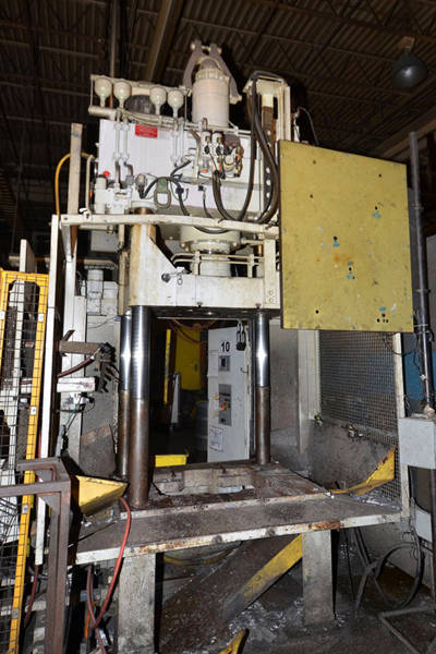 Picture of Reis Trim Press Model SEP 10-65 D111 Three Column (Post) Vertical Hydraulic Die Casting Trim Press For_Sale DCM-3754