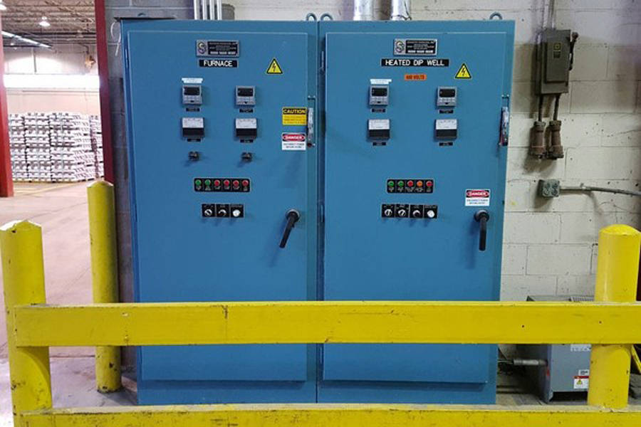 Detailed Pictures of FW Schaefer Electric Glow Bar Reverb Wet Bath Stationary Aluminum Melting Furnace DCMP-3808