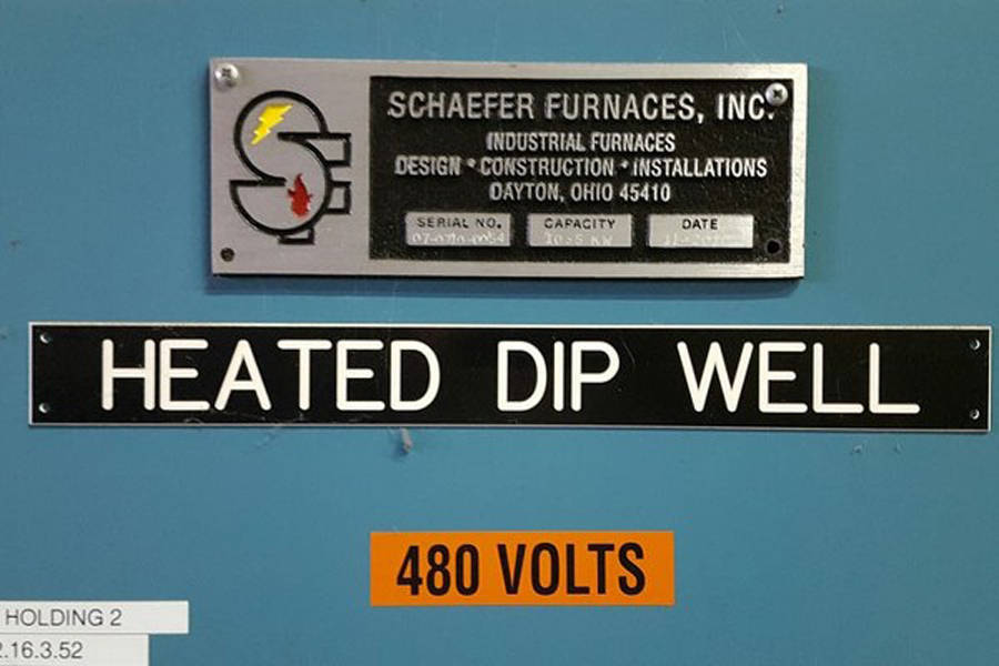 Detailed Pictures of FW Schaefer Electric Glow Bar Reverb Wet Bath Stationary Aluminum Melting Furnace DCMP-3808