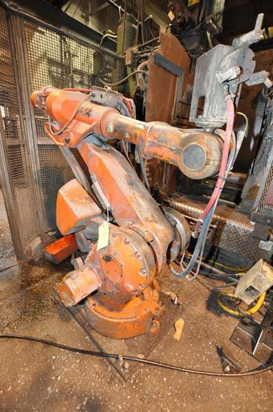 Picture of ABB Model IRB 4400 Six Axis Robot with Extractor Package For_Sale DCM-3861