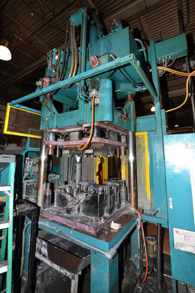 Detailed Pictures of Reis Trim Press Three Column (Post) Vertical Hydraulic Die Casting Trim Press DCMP-3962