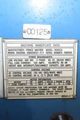 Detailed Pictures of Prince Cold Chamber Die Casting Machine DCMP-4046
