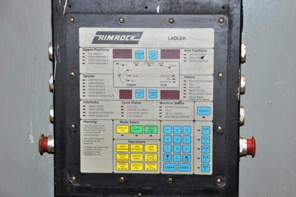 Detailed Pictures of Rimrock Automatic Ladler for Die Cast & Foundry DCMP-4193