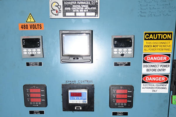 Detailed Pictures of FW Schaefer Electric Glow Bar Reverb Wet Bath Stationary Aluminum Melting Furnace DCMP-4228