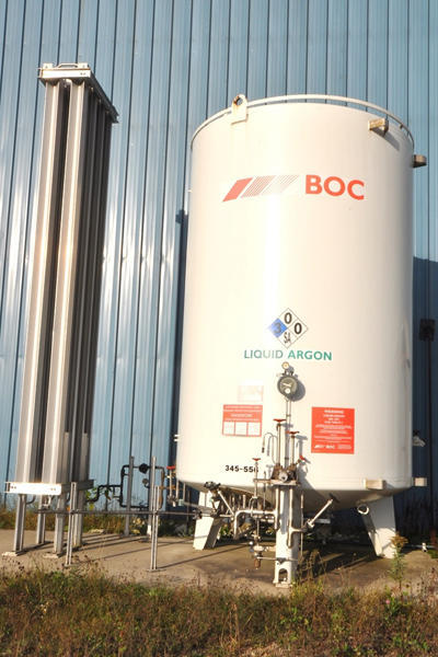 Detailed Pictures of UCAR Cryogenic Bulk Storage Tank for Liquid Nitrogen, Liquid Argon, Liquid Oxygen DCMP-4255