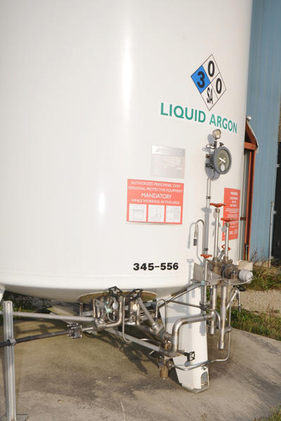 Detailed Pictures of UCAR Cryogenic Bulk Storage Tank for Liquid Nitrogen, Liquid Argon, Liquid Oxygen DCMP-4255