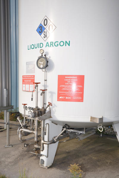 Detailed Pictures of UCAR Cryogenic Bulk Storage Tank for Liquid Nitrogen, Liquid Argon, Liquid Oxygen DCMP-4255