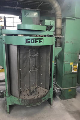 Image of Goff Model 2460 D Spinner Hanger Shot Blast Machine For_Sale DCM-4377