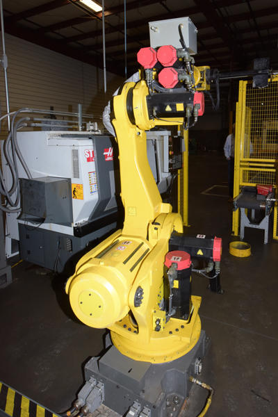 Detailed Pictures of Fanuc Robotics Six Axis Robot with Extractor Package DCMP-4388