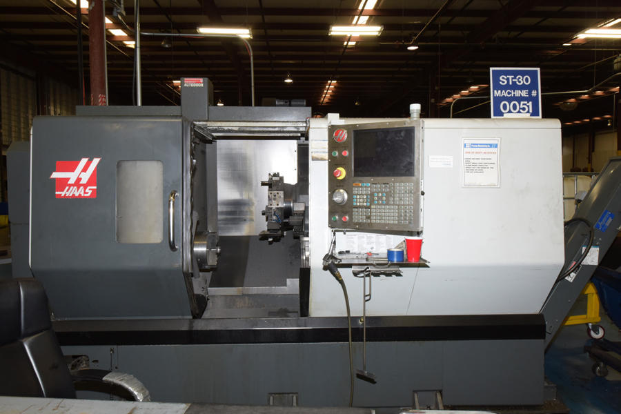 Picture of Haas ST-30 Two Axis CNC Turning Center (2 axis CNC lathe) For_Sale DCMP-4398