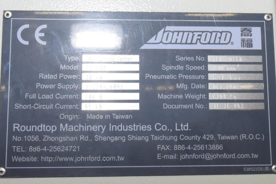Detailed Pictures of Johnford 2 Axis CNC Turning Center DCMP-4403