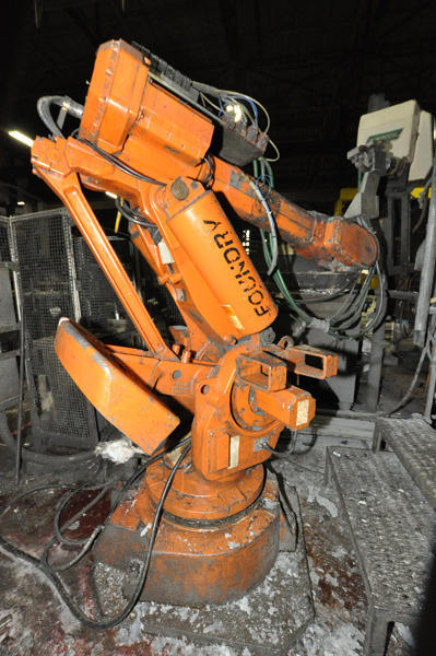 Image of ABB Model IRB 6400 Six Axis Robot with Extractor Package For_Sale DCM-4479