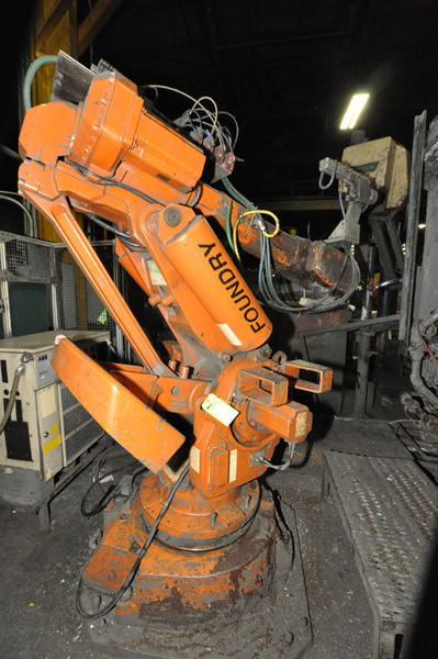 Picture of ABB Model IRB 6400 Six Axis Robot with Extractor Package For_Sale DCM-4486