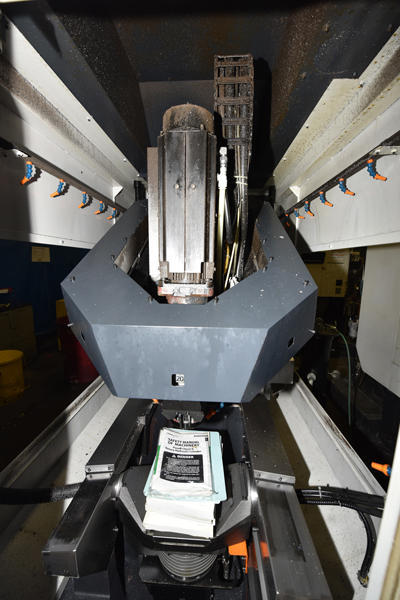 Detailed Pictures of Brother 5 Axis CNC High Speed Trunnion Type Machining Centers DCMP-4559