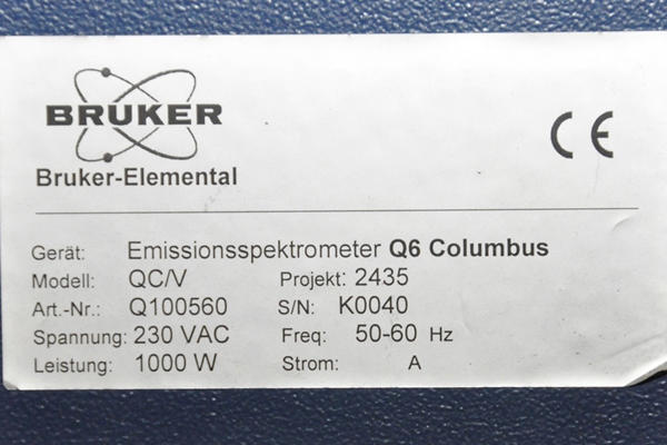 Image of Bruker Model  Q6 Columbus QC/V Metal Analytic Mass Spectrometer For_Sale DCM-4638