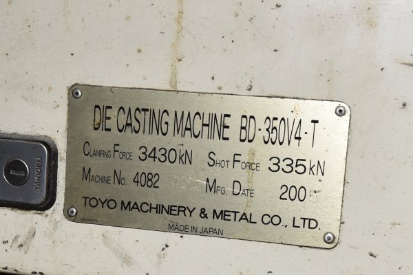 Detailed Pictures of Toyo Machinery Cold Chamber Die Casting Machine DCMP-4662