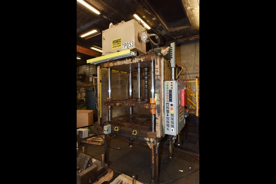 Image of Four Column (Post) Vertical Hydraulic Die Casting Trim Press For_Sale DCM-4929