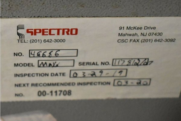 Detailed Pictures of Spectro Analytical Metal Analytic Mass Spectrometer DCMP-4966