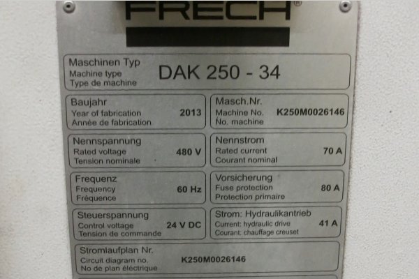 Detailed Pictures of Frech Cold Chamber Die Casting Machine DCMP-4985
