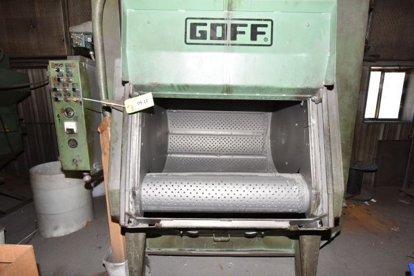 Detailed Pictures of Goff Steel Belt Tumble Shot Blast Machine DCMP-5153