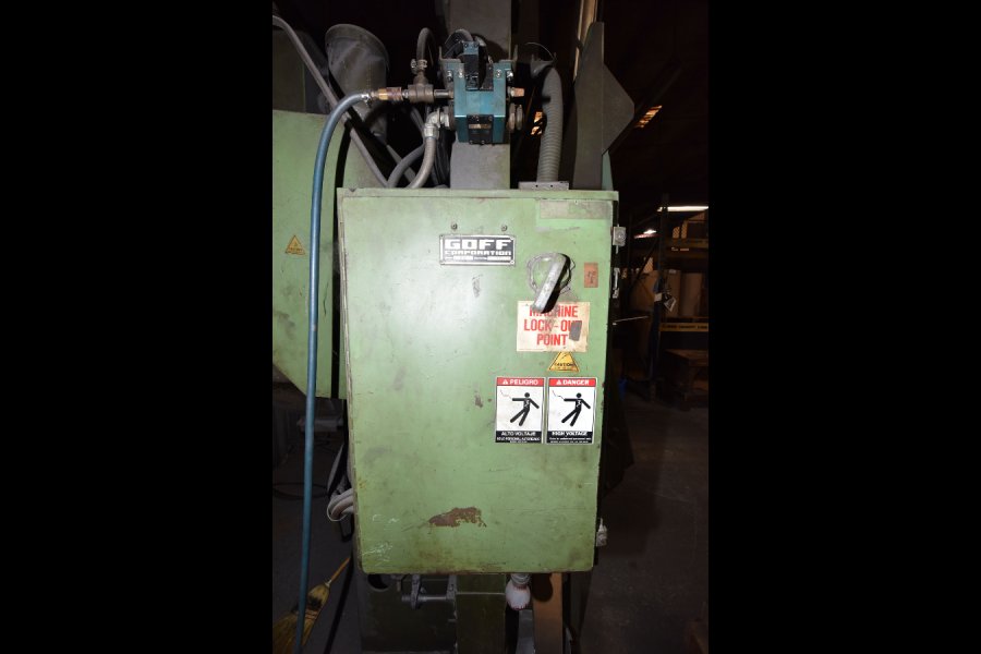 Detailed Pictures of Goff Steel Belt Tumble Shot Blast Machine DCMP-5153